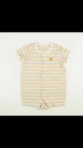 「アイテム（ロンパース）」を使った、ミキハウス ホットビスケッツ店さん（キッズ・70cm）の夏コーディネート