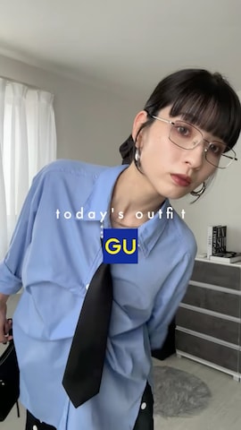 Aunt Marie'sのシャツ/ブラウスを使ったcomachiさんのファッション動画