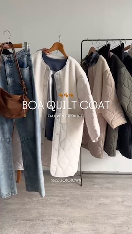 その他アウターを使ったrecastaffさんのファッション動画