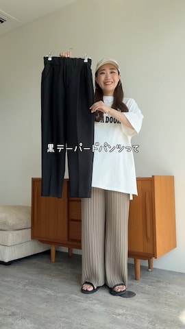 「アイテム（スラックス、シルバー系）」を使った、recastaffさん（レディース・156cm）の夏コーディネート