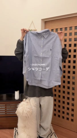 「U.S. POLO ASSN.（ユーエスポロアッスン）のアイテム（シャツ/ブラウス）」を使った、ひいなさん（レディース・165cm）の春コーディネート