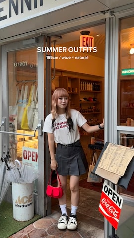 non-hedgeのアイテムを使ったひいなさんのファッション動画