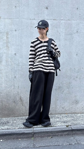 ANDER HUNKのアイテムを使ったUminaさんのファッション動画