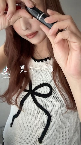 「アイテム（チーク）」を使った、Rie_eさん（レディース・154cm）の夏コーディネート