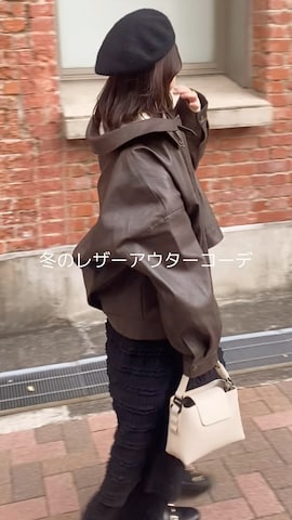 「アイテム（スカート）」を使った、Haru ⌇低身長コーデさん（レディース・148cm）の冬コーディネート