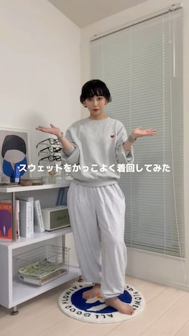 THE BAREFOOTのアイテムを使ったオクユウカさんのファッション動画