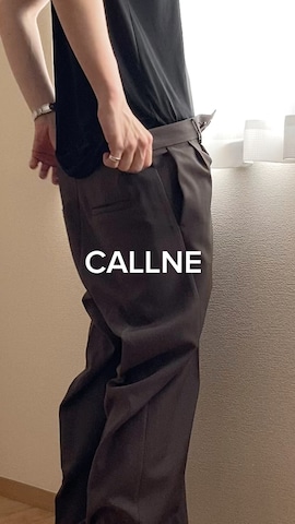CALLNEのスラックスを使ったゆう　インスタ7万人さんのファッション動画