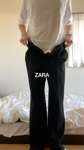 ZARAのスラックスを使ったゆう　インスタ7万人さんのファッション動画