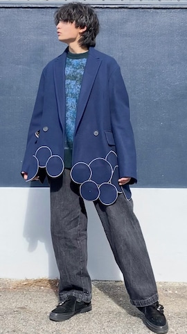 セットアップを使ったざわ_低身長男子styleさんのファッション動画