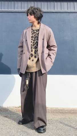 「STUDIOUS（ステュディオス）のアイテム（ジャケット/アウター）」を使った、ざわ_低身長男子styleさん（メンズ・163cm）の冬コーディネート