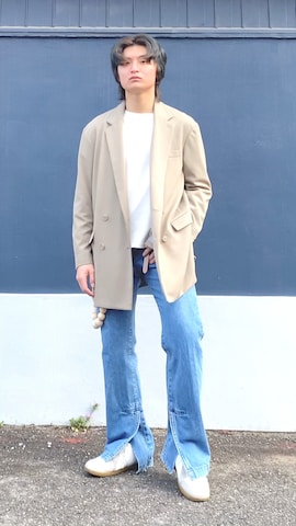 LiNoHのパンツを使ったざわ_低身長男子styleさんのファッション動画