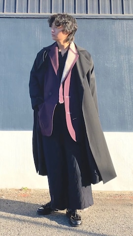 EQUIPMENTのアイテムを使ったざわ_低身長男子styleさんのファッション動画