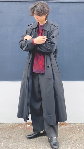 スリッポンを使ったざわ_低身長男子styleさんのファッション動画