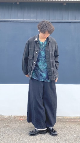 「アイテム（ブローチ/コサージュ）」を使った、ざわ_低身長男子styleさん（メンズ・163cm）の秋コーディネート