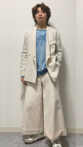CULLNIのテーラードジャケットを使ったざわ_低身長男子styleさんのファッション動画