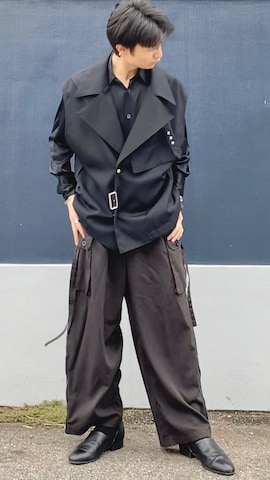 EQUIPMENTのアイテムを使ったざわ_低身長男子styleさんのファッション動画