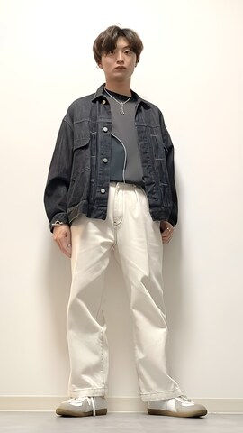 「アイテム（セットアップ）」を使った、ざわ_低身長男子styleさん（メンズ・163cm・20代）の夏コーディネート