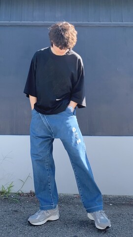 SHAREEFのパンツを使ったざわ_低身長男子styleさんのファッション動画