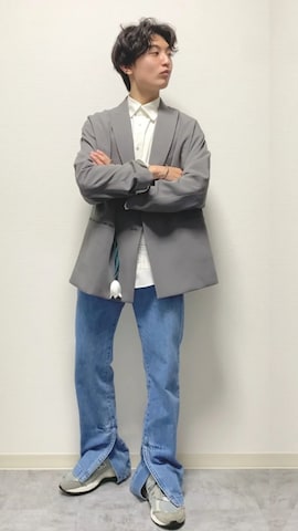 LiNoHのパンツを使ったざわ_低身長男子styleさんのファッション動画