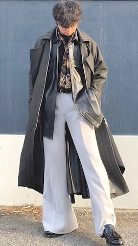 「アイテム（ブローチ/コサージュ）」を使った、ざわ_低身長男子styleさん（メンズ・163cm）の冬コーディネート