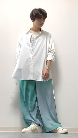 「アイテム（ルームウェア/パジャマ）」を使った、ざわ_低身長男子styleさん（メンズ・163cm）の夏コーディネート