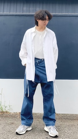 SHAREEFのパンツを使ったざわ_低身長男子styleさんのファッション動画