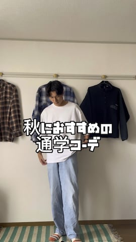 「NIKE（ナイキ）のアイテム（ナイロンジャケット）」を使った、DAIさん（メンズ・178cm・20代）の秋コーディネート
