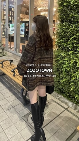 「アイテム（ピーコート）」を使った、ウナさん（レディース・154cm）の秋コーディネート