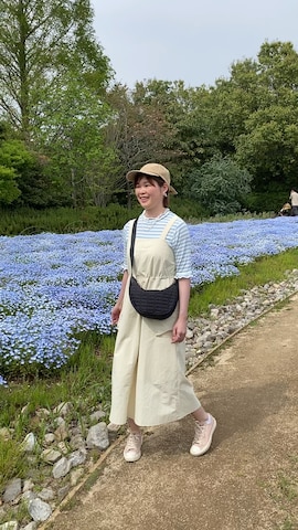 「アイテム（リング）」を使った、北澤 希世子さん（レディース・165cm・30代）の春コーディネート