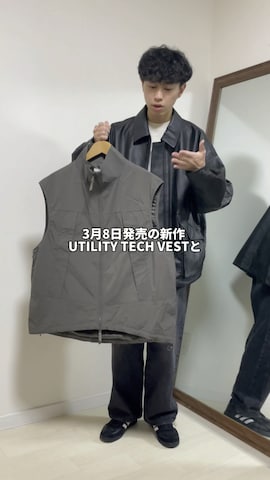 WYM LIDNMのカーゴパンツを使ったたいがさんのファッション動画