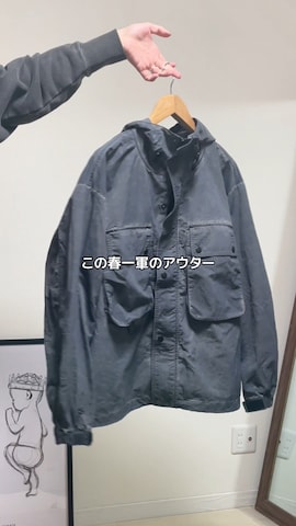 WETTEMPTのマウンテンパーカーを使ったたいがさんのファッション動画