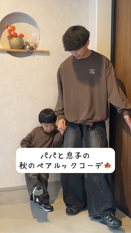 「mushwear（マッシュウェア）のワイドバギー ウォッシュドデニムパンツ（デニムパンツ）」を使った、たいがさん（メンズ・172cm）の秋コーディネート