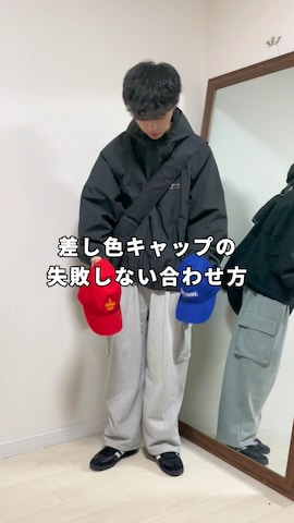「アイテム（ナイロンジャケット）」を使った、たいがさん（メンズ・172cm・20代）の春コーディネート