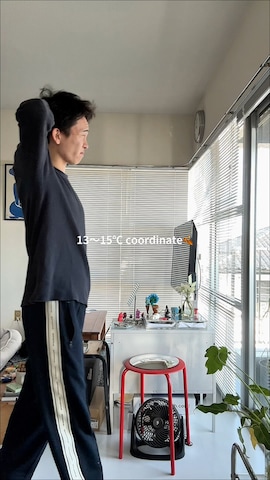 「アイテム（モカシン/デッキシューズ）」を使った、ユダ さん（メンズ・168cm）の秋コーディネート