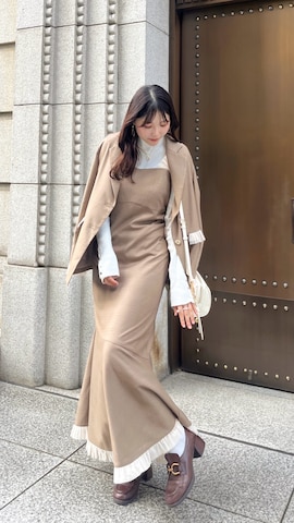 「アイテム（ワンピース/ドレス）」を使った、れいぴ🐥🍨さん（レディース・158cm・10代）の秋コーディネート