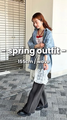 「tiptop（ティップトップ）のテーラードジャケット（テーラードジャケット）」を使った、シホ🌷さん（レディース・155cm）の春コーディネート