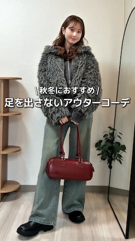 パーカーを使ったシホ🌷さんのファッション動画