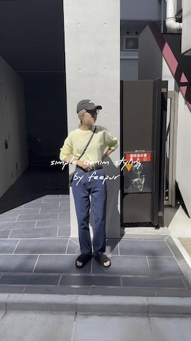 La win dのアイテムを使ったYUKAさんのファッション動画