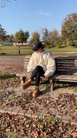 Javaのブルゾンを使ったchappyさんのファッション動画