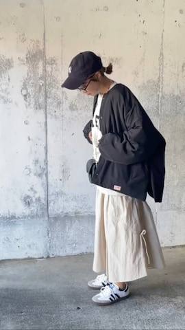 ABURのアイテムを使ったchappyさんのファッション動画