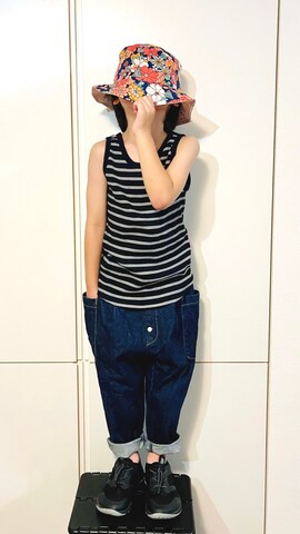 「アイテム（その他シューズ）」を使った、なな✿こうさん（キッズ・110cm）の夏コーディネート