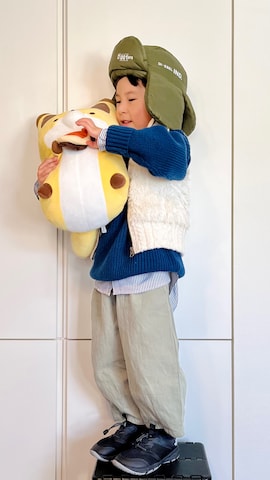 「アイテム（本）」を使った、なな✿こうさん（キッズ・110cm）の冬コーディネート