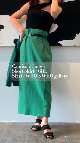 GRLのシャツ/ブラウスを使ったayaneさんのファッション動画