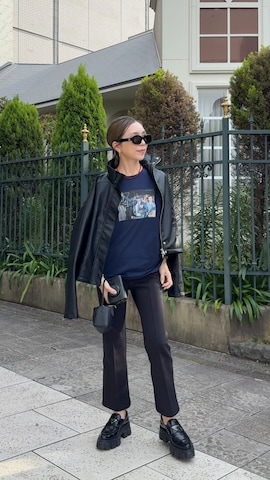 「アイテム（ネックレス、レッド系）」を使った、Oo.hiro.oOさん（レディース・159cm）の秋コーディネート