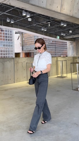 「TODAYFUL（トゥデイフル）のアイテム（デニムパンツ）」を使った、Oo.hiro.oOさん（レディース・159cm）の秋コーディネート