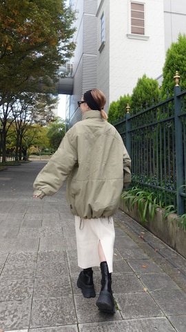 「アイテム（その他アウター）」を使った、Oo.hiro.oOさん（骨格ナチュラル・レディース・159cm）の秋コーディネート