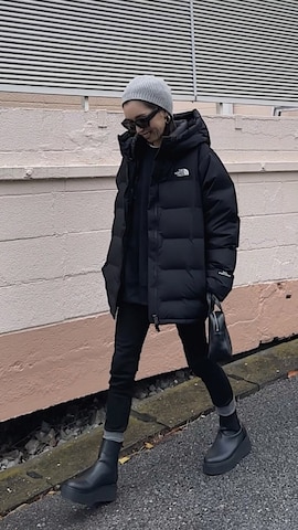 「Didot.showroom（ディドット ショールーム）のアイテム（ブーツ）」を使った、Oo.hiro.oOさん（レディース・159cm）の冬コーディネート