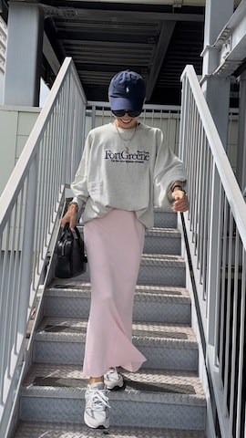 スウェットを使ったOo.hiro.oOさんのファッション動画