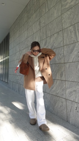 ピーコートを使ったOo.hiro.oOさんのファッション動画