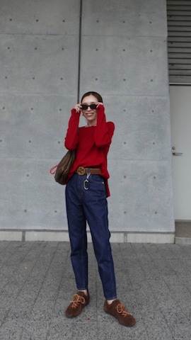 Oo.hiro.oOさん（骨格ナチュラル・レディース・159cm）の秋コーディネート